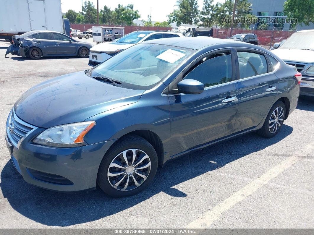 2014 Nissan Sentra S Gray vin: 3N1AB7AP0EL689067