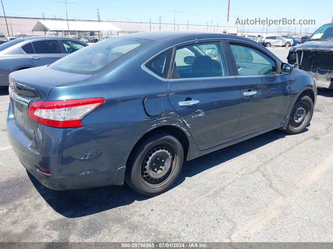 2014 Nissan Sentra S Серый vin: 3N1AB7AP0EL689067