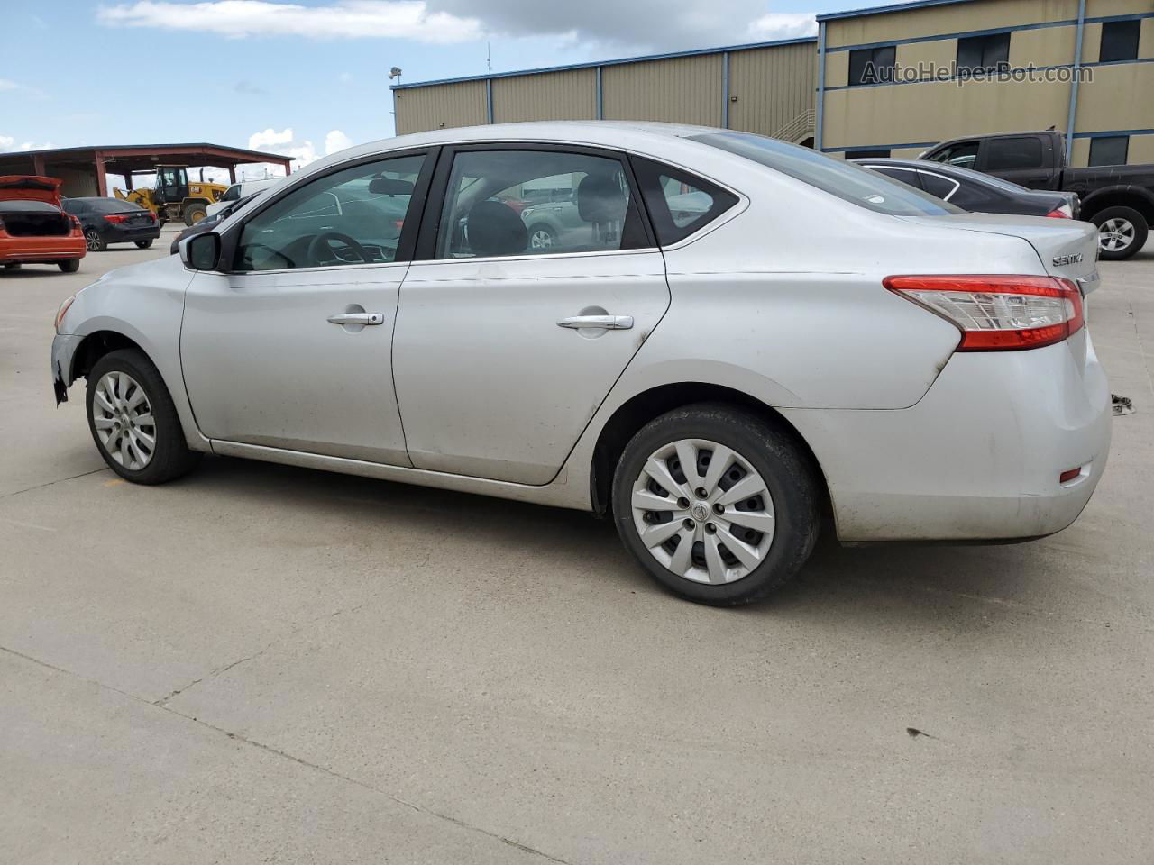 2014 Nissan Sentra S Silver vin: 3N1AB7AP0EY226316