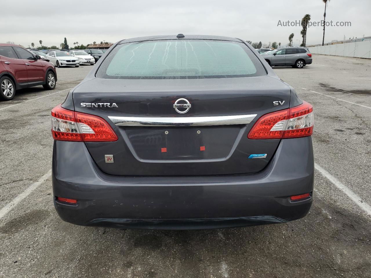 2014 Nissan Sentra S Gray vin: 3N1AB7AP0EY258876