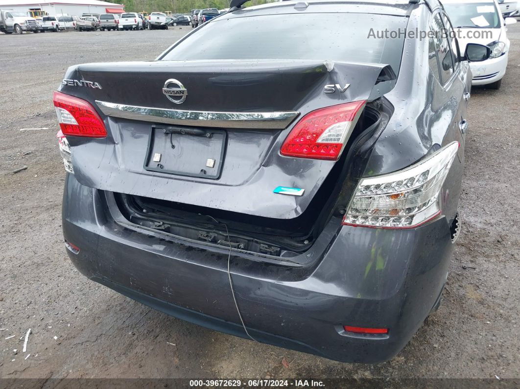 2014 Nissan Sentra Sv Gray vin: 3N1AB7AP0EY273524