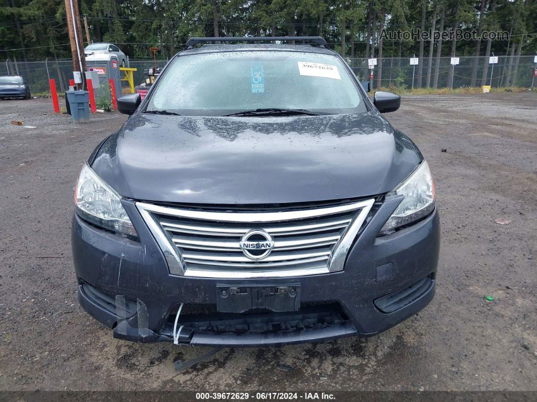 2014 Nissan Sentra Sv Gray vin: 3N1AB7AP0EY273524