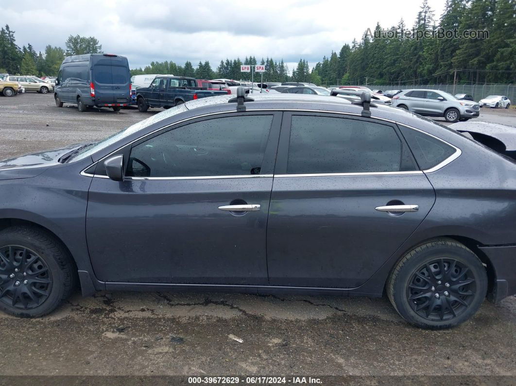 2014 Nissan Sentra Sv Gray vin: 3N1AB7AP0EY273524