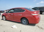 2014 Nissan Sentra S Burgundy vin: 3N1AB7AP0EY285351