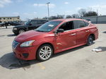 2014 Nissan Sentra S Burgundy vin: 3N1AB7AP0EY285351