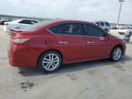 2014 Nissan Sentra S Burgundy vin: 3N1AB7AP0EY285351