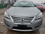 2014 Nissan Sentra S Серебряный vin: 3N1AB7AP0EY298729