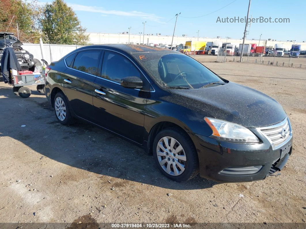 2014 Nissan Sentra Sv Black vin: 3N1AB7AP0EY299511