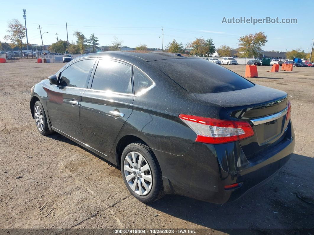 2014 Nissan Sentra Sv Black vin: 3N1AB7AP0EY299511