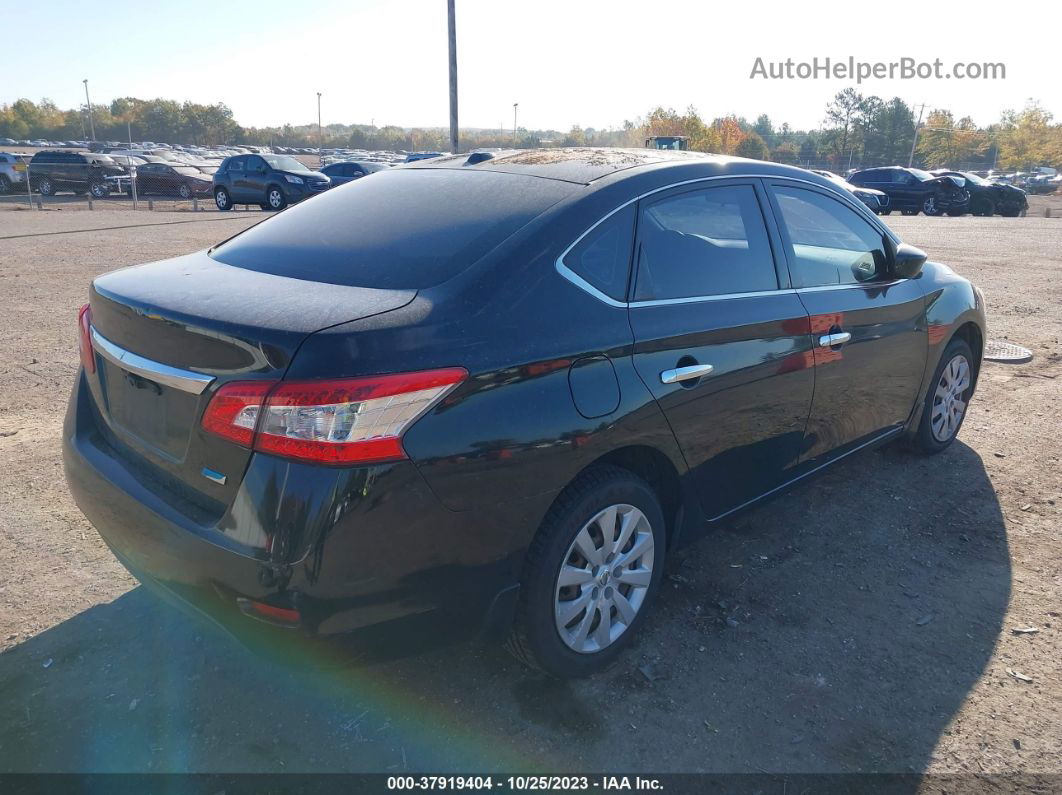 2014 Nissan Sentra Sv Black vin: 3N1AB7AP0EY299511