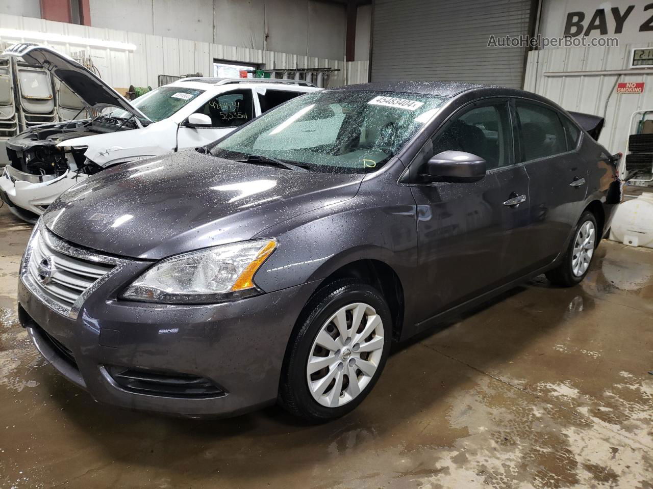 2014 Nissan Sentra S Угольный vin: 3N1AB7AP0EY309616