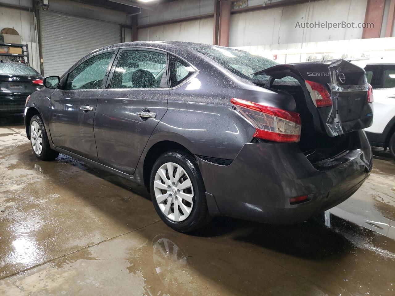 2014 Nissan Sentra S Угольный vin: 3N1AB7AP0EY309616