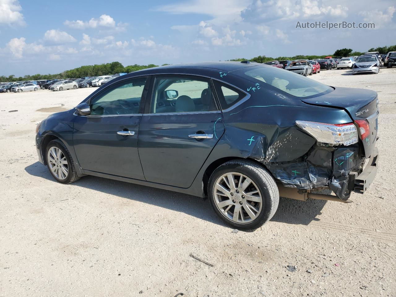 2014 Nissan Sentra S Серый vin: 3N1AB7AP0EY311124