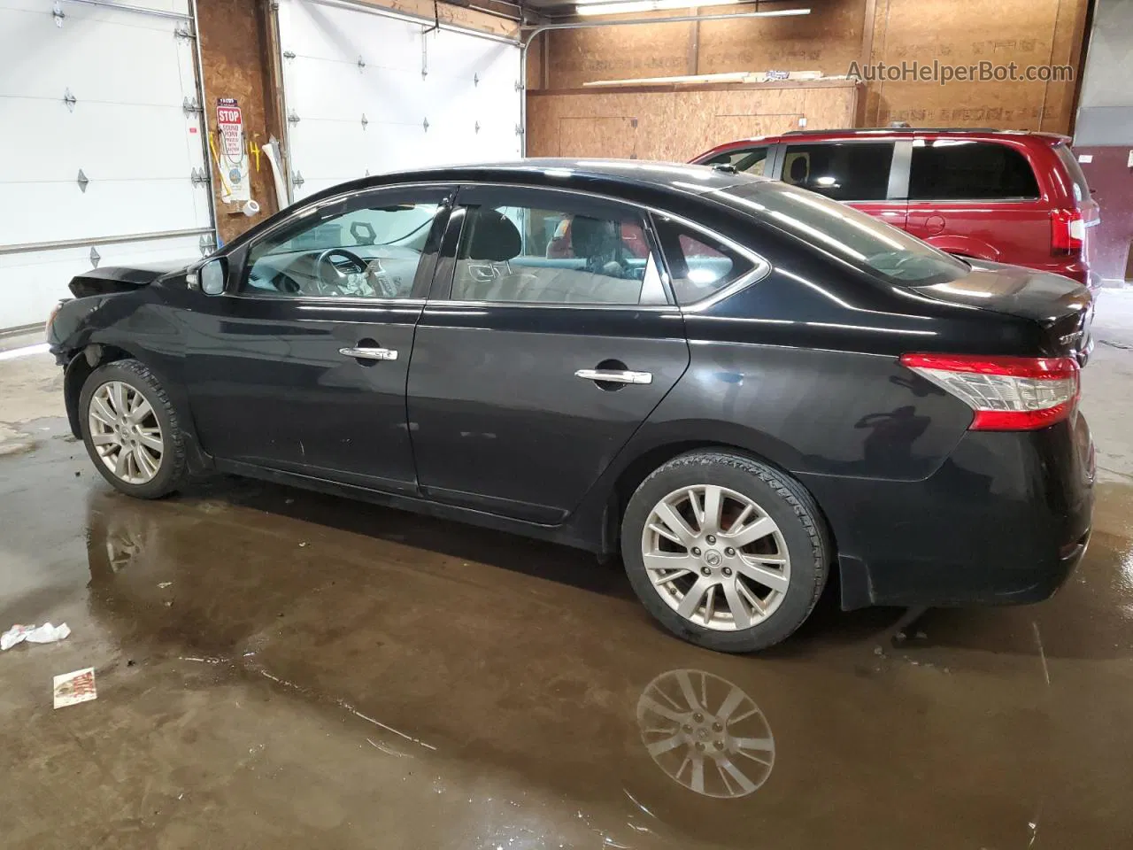 2014 Nissan Sentra S Черный vin: 3N1AB7AP0EY330014