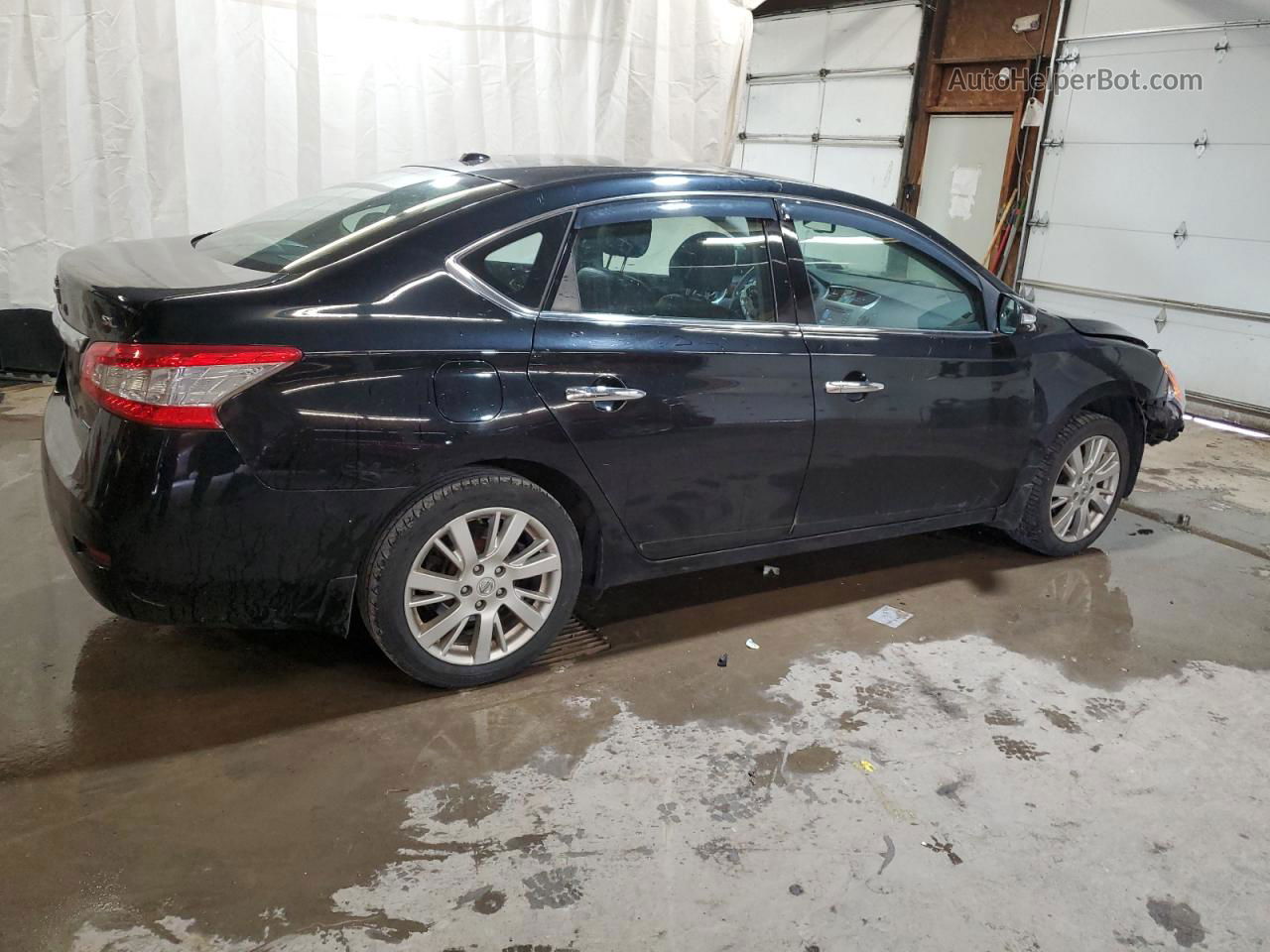 2014 Nissan Sentra S Черный vin: 3N1AB7AP0EY330014