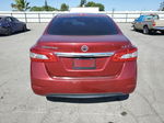 2015 Nissan Sentra S Maroon vin: 3N1AB7AP0FL653705