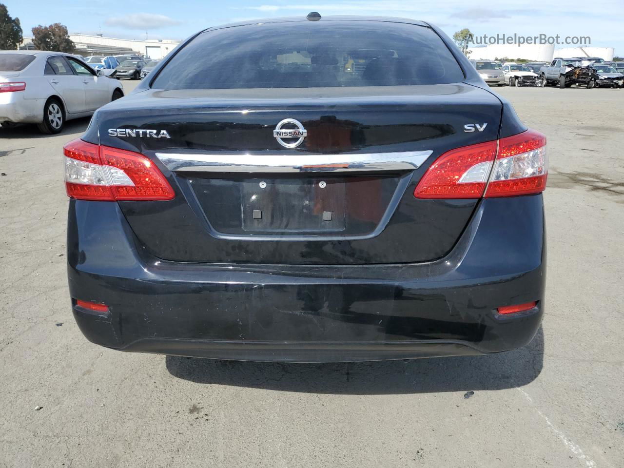 2015 Nissan Sentra S Black vin: 3N1AB7AP0FL680368