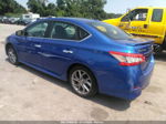 2015 Nissan Sentra Sr Blue vin: 3N1AB7AP0FY214460