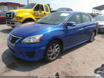 2015 Nissan Sentra Sr Синий vin: 3N1AB7AP0FY214460