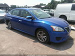 2015 Nissan Sentra Sr Blue vin: 3N1AB7AP0FY214460