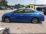 2015 Nissan Sentra Sr Blue vin: 3N1AB7AP0FY214460