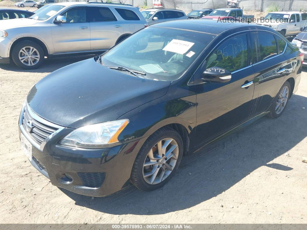 2015 Nissan Sentra Sr Black vin: 3N1AB7AP0FY242792