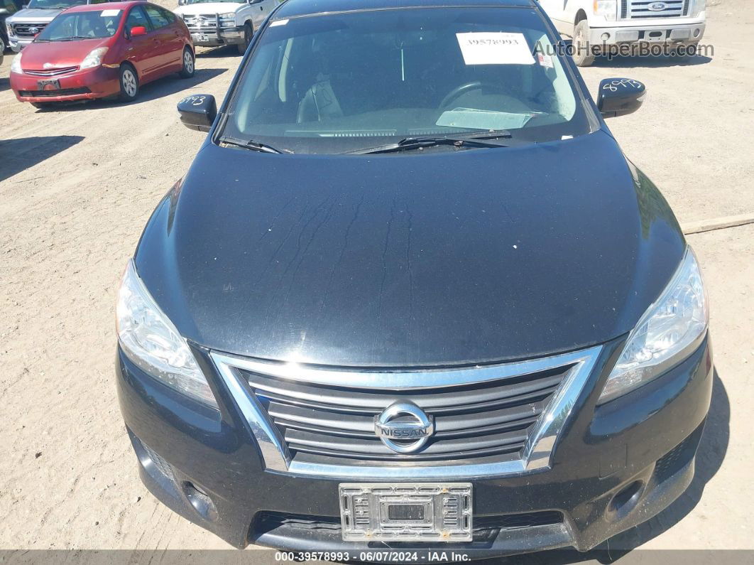 2015 Nissan Sentra Sr Black vin: 3N1AB7AP0FY242792