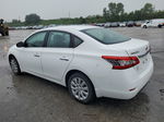 2015 Nissan Sentra S White vin: 3N1AB7AP0FY256269