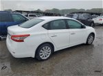 2015 Nissan Sentra S White vin: 3N1AB7AP0FY256269