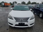 2015 Nissan Sentra S White vin: 3N1AB7AP0FY256269