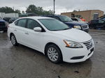 2015 Nissan Sentra S White vin: 3N1AB7AP0FY256269