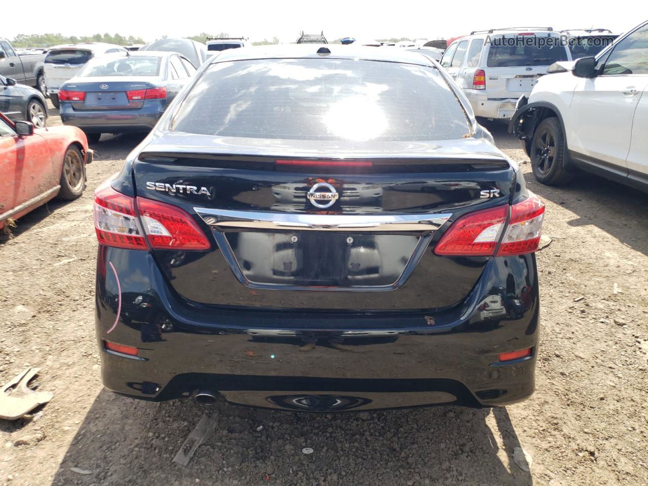 2015 Nissan Sentra S Black vin: 3N1AB7AP0FY298540