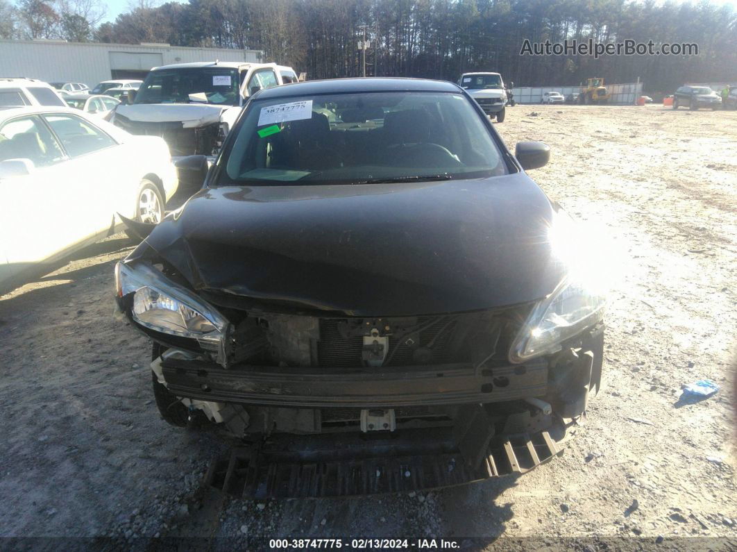 2015 Nissan Sentra S Black vin: 3N1AB7AP0FY324179