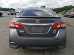 2015 Nissan Sentra S Серый vin: 3N1AB7AP0FY341497