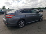 2015 Nissan Sentra S Серый vin: 3N1AB7AP0FY341497