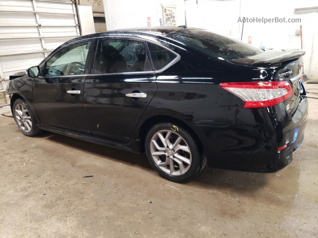 2015 Nissan Sentra S Black vin: 3N1AB7AP0FY361586