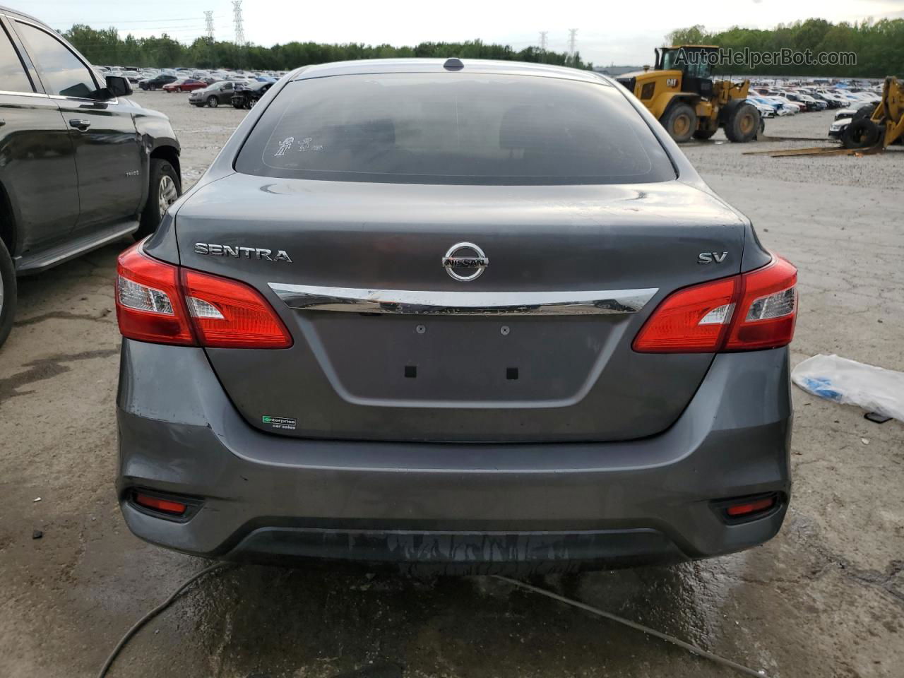 2016 Nissan Sentra S Gray vin: 3N1AB7AP0GL644942