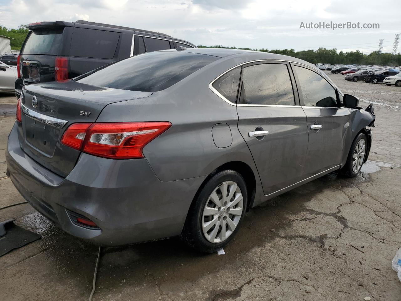 2016 Nissan Sentra S Gray vin: 3N1AB7AP0GL644942