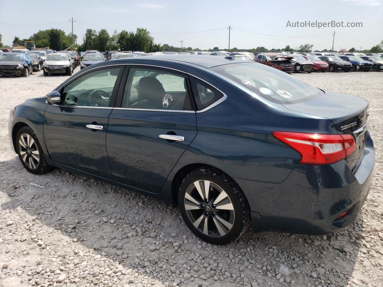 2016 Nissan Sentra S Teal vin: 3N1AB7AP0GY228361