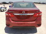 2016 Nissan Sentra S Red vin: 3N1AB7AP0GY236184