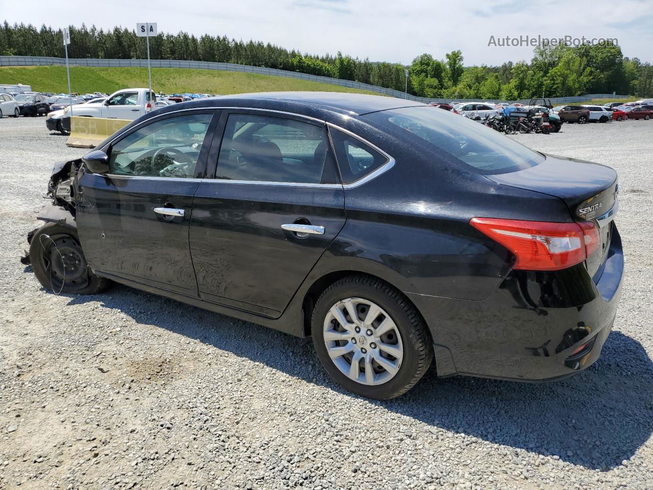 2016 Nissan Sentra S Black vin: 3N1AB7AP0GY237027