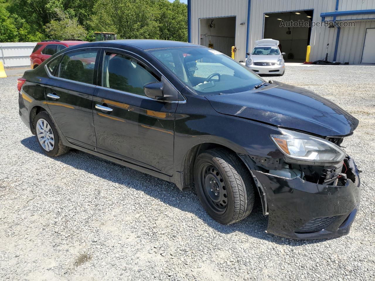 2016 Nissan Sentra S Black vin: 3N1AB7AP0GY237027