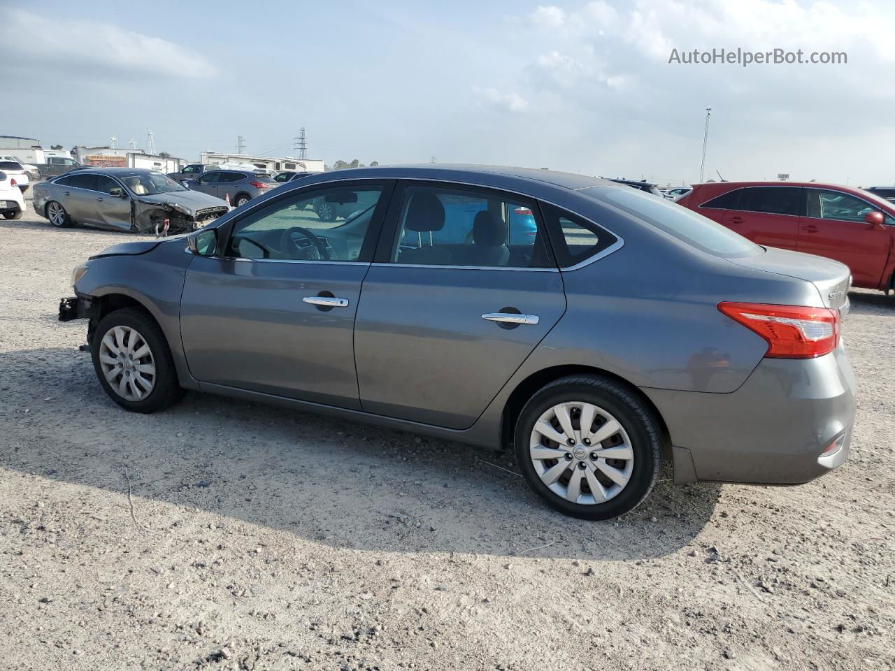 2016 Nissan Sentra S Silver vin: 3N1AB7AP0GY287023