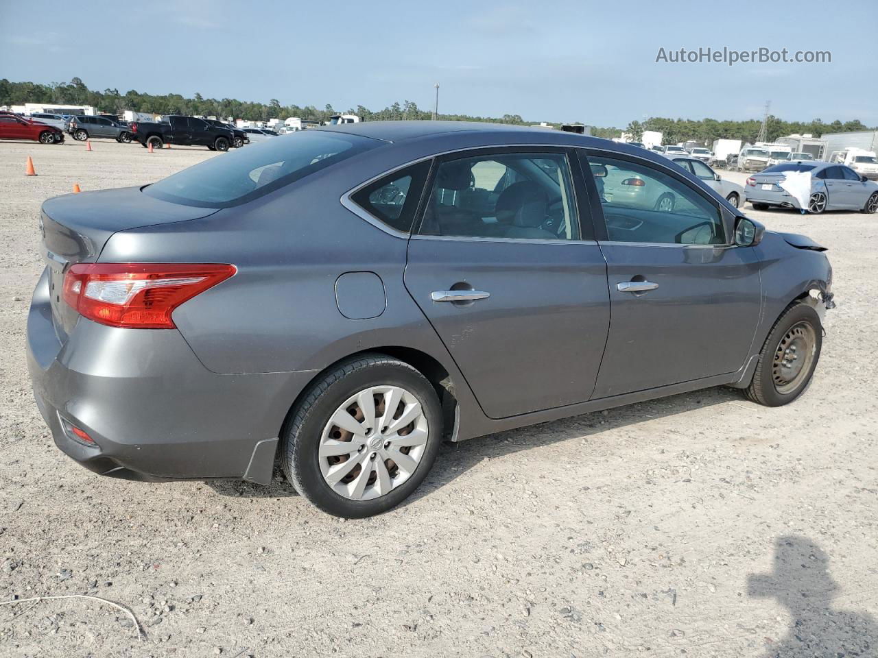 2016 Nissan Sentra S Silver vin: 3N1AB7AP0GY287023