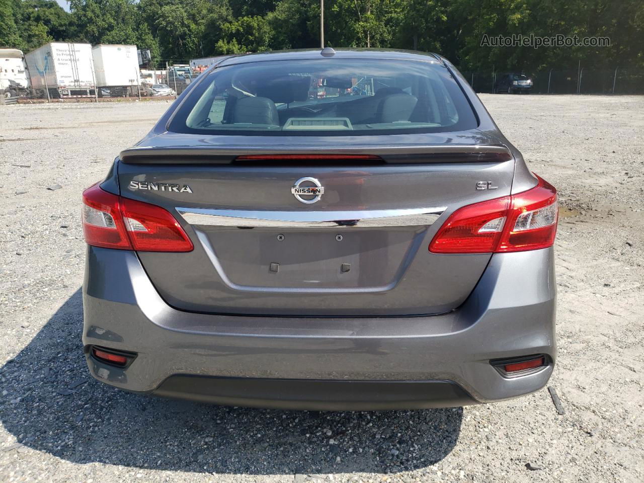 2016 Nissan Sentra S Gray vin: 3N1AB7AP0GY289449