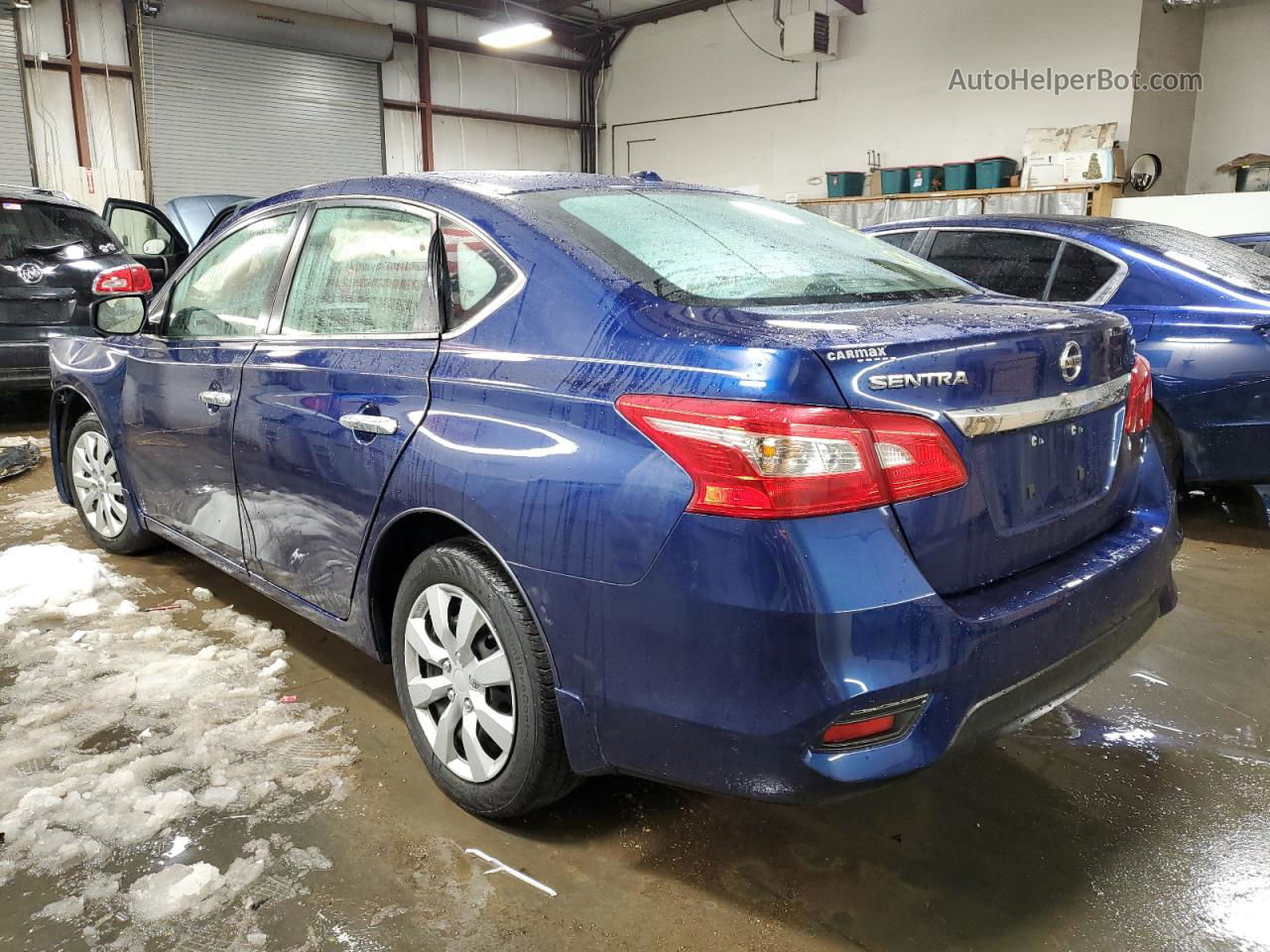 2016 Nissan Sentra S Blue vin: 3N1AB7AP0GY294179