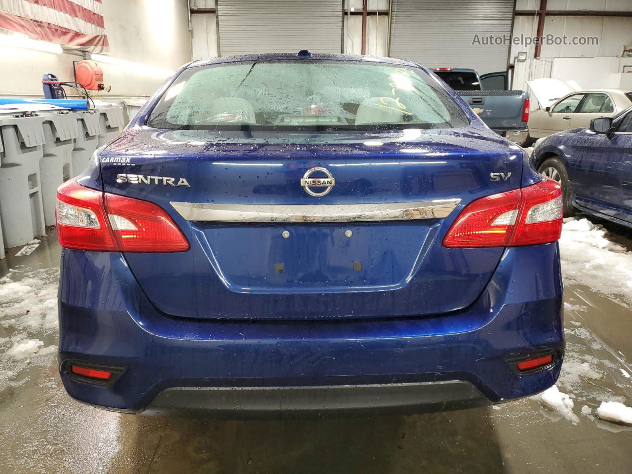 2016 Nissan Sentra S Blue vin: 3N1AB7AP0GY294179