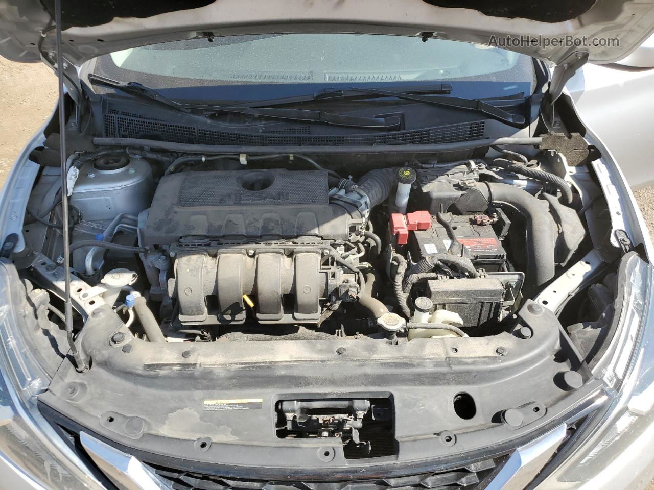 2016 Nissan Sentra S Серебряный vin: 3N1AB7AP0GY309022