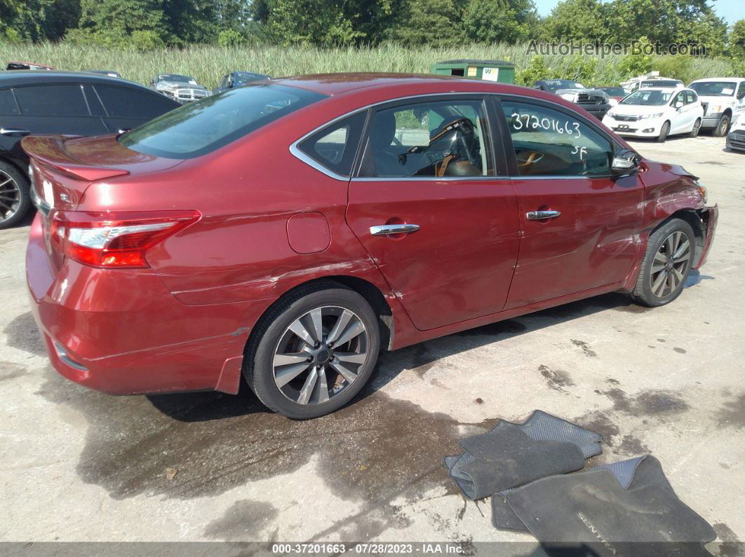 2016 Nissan Sentra Sl Red vin: 3N1AB7AP0GY313796