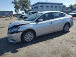 2016 Nissan Sentra S Silver vin: 3N1AB7AP0GY320053